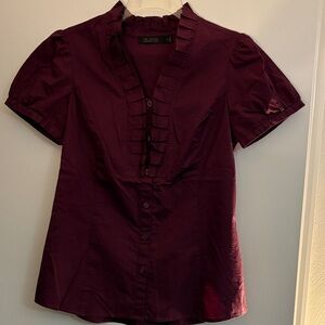 Women’s Ruffle Button Up
